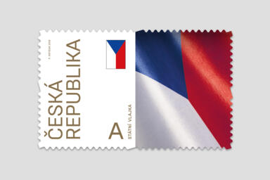 Známky s motivy Českých státních symbolů