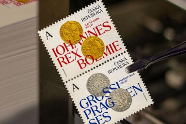 Známky k 700 letům florénu a 725 letům pražského groše